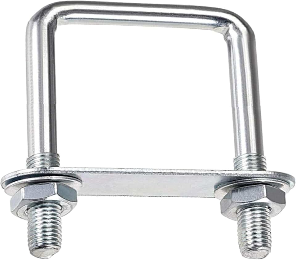 duoyif U-Schrauben M10 120mm x 160mm Groß U Bolzen Bügelbolzen 1 Sätze