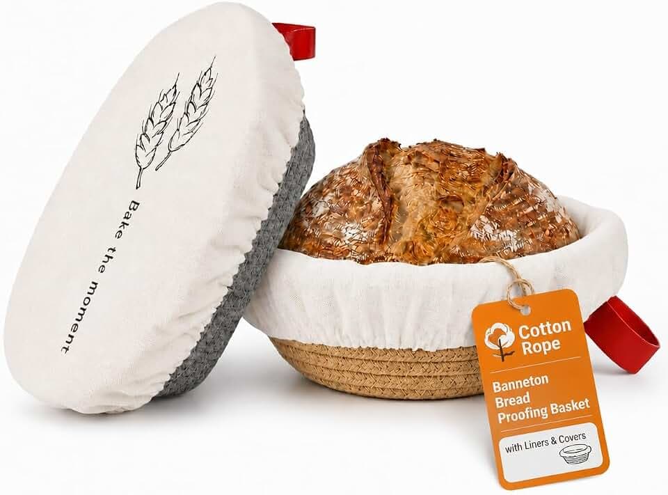 Banneton Bread Proofing Basket Cotton Rope for Sourdough