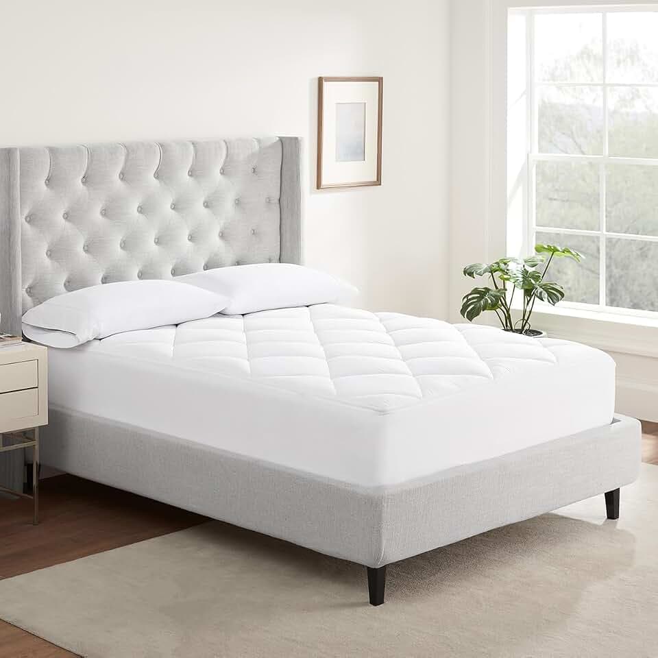 SERTA Extra Comfort Matratzenauflage mit Faserfüllung, kühlend, Kingsize, Weiß