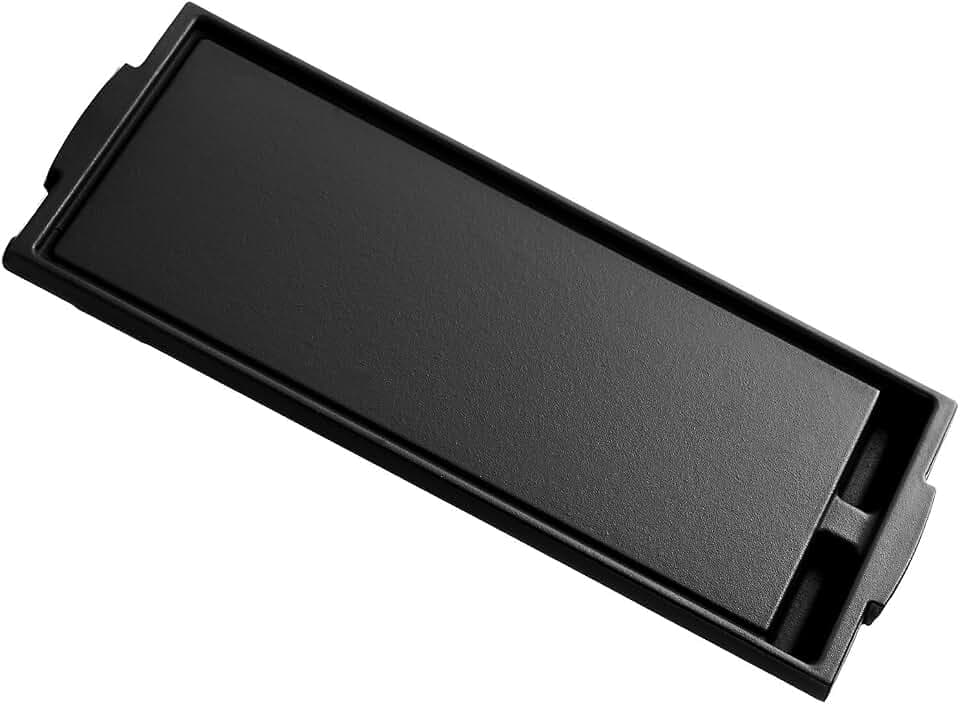 Upgraded W10432544 Griddle Replacement for Whirlpool Gas Stove Griddle Plate Cast Iron Range Griddle W10432539 Whirlpool KitchenAid Jennair Maytag Gas Cooktop Parts Burner Center Griddle Flat Top Pan
