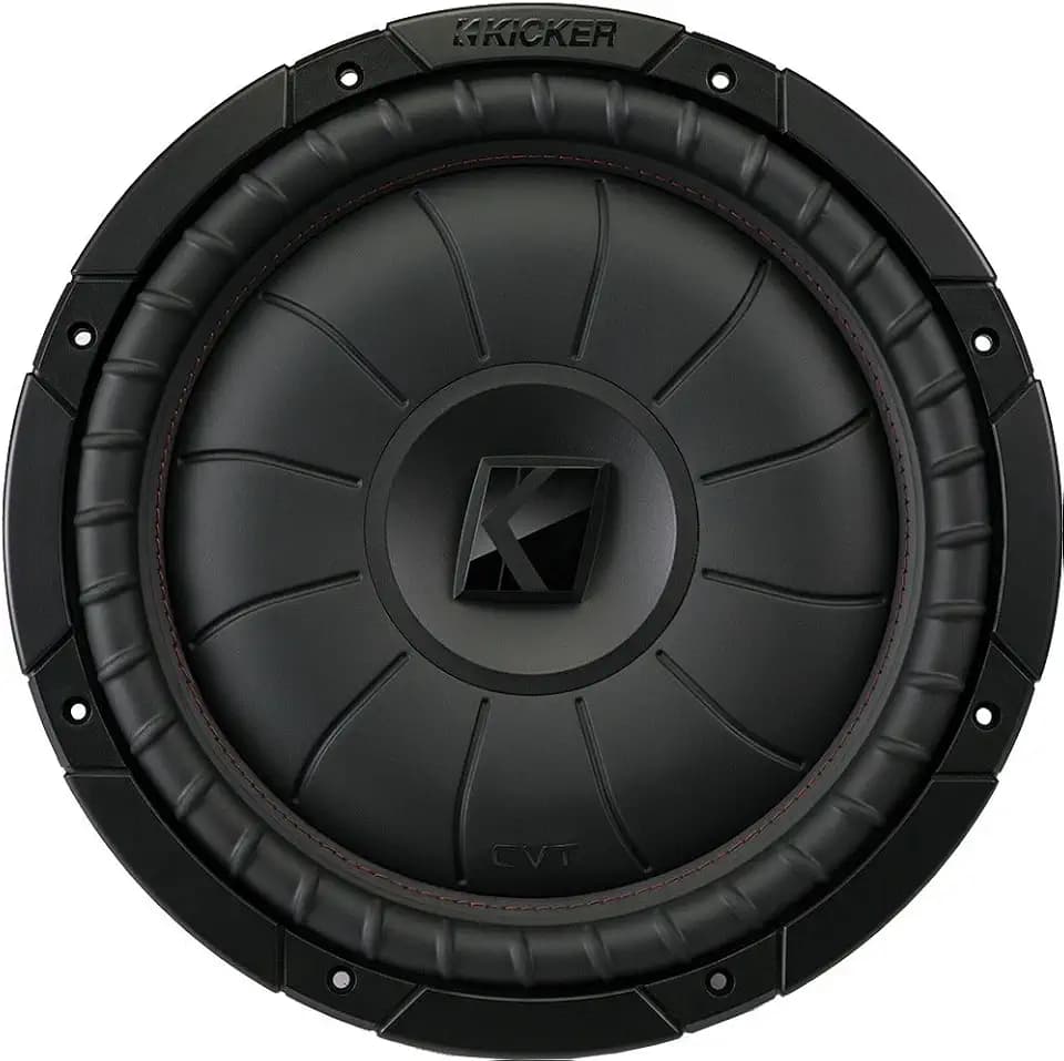 KICKER CompVT 10-Inch (25cm) Subwoofer, SVC, 2-Ohm, 350W
