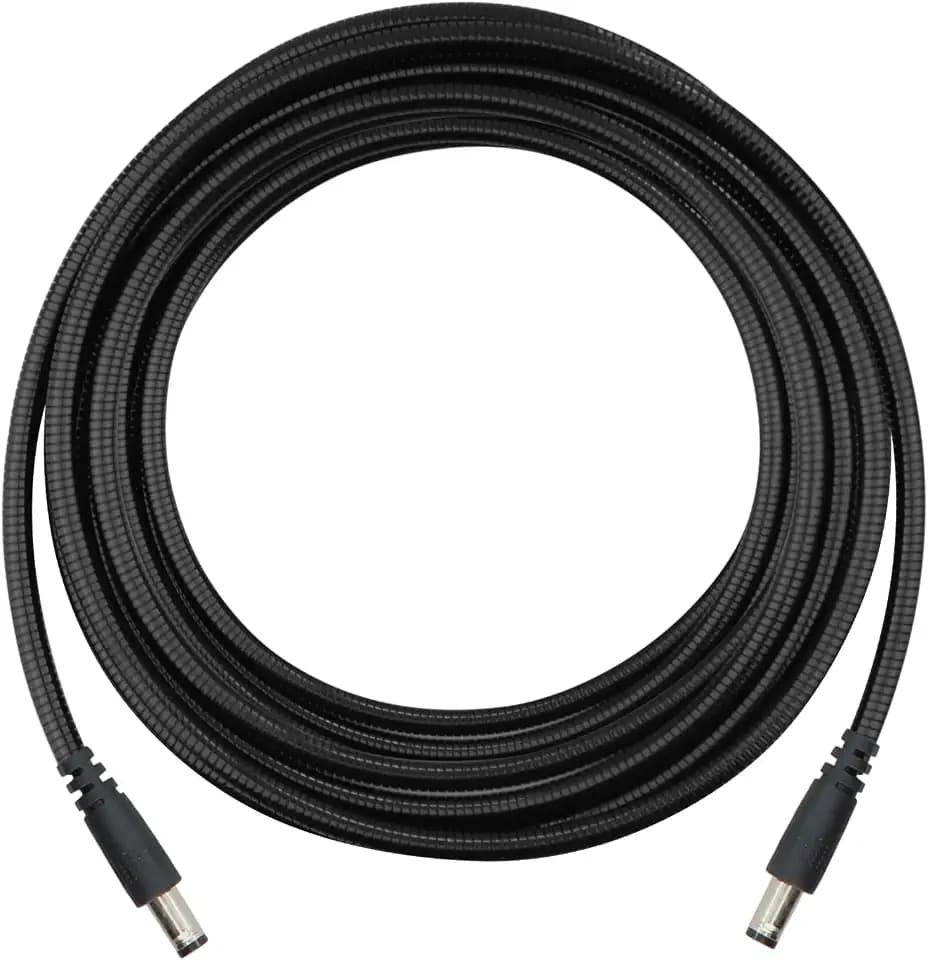 KSK 2M Chewproof Power Cable for Connector,Male to Male DC Extension Cord 5.5mm x 2.1mm