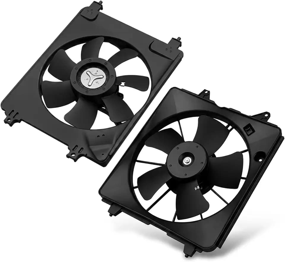 620-253 621-129 Radiator Cooling Fan Assembly for 2006-2011 Honda Civic 1.8L HO3117100 19015RNAA01