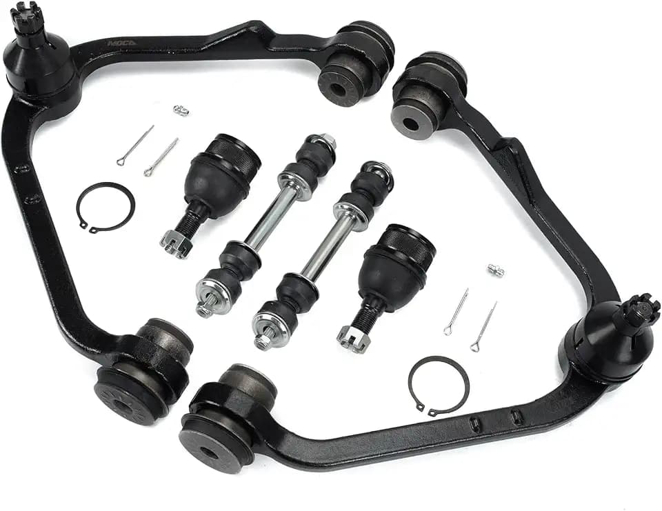 MPLUS 6 Pcs Front Upper Control Arm & Ball Joint & Sway Bar fits for FORD 1997-2002 EXPEDITION, 1997-2003 F150, 1997-1999 F250, For LINCOLN 2002 BLACKWOOD, 1998-2002 NAVIGATOR
