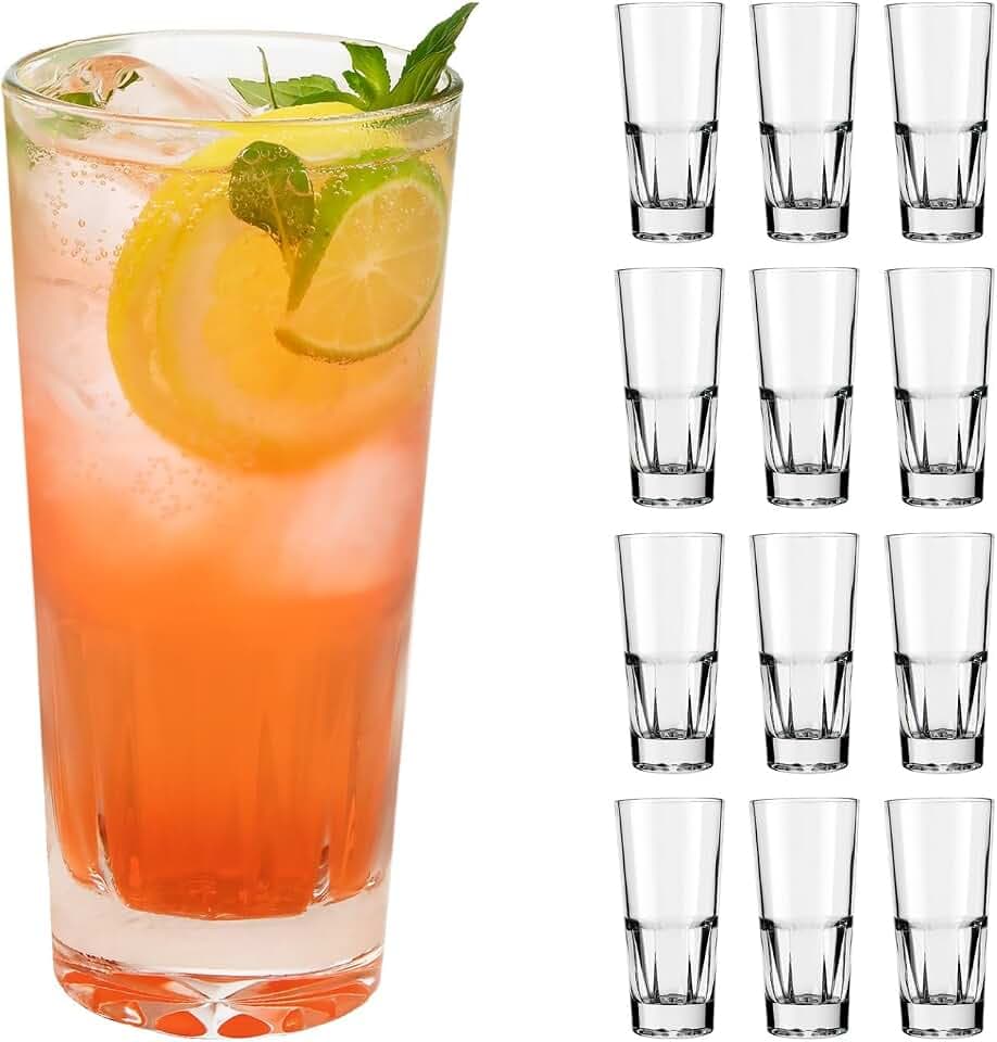 LIBBEY 70522 Trinkglas GALLERY, 340 ml, stapelbar,12er Set