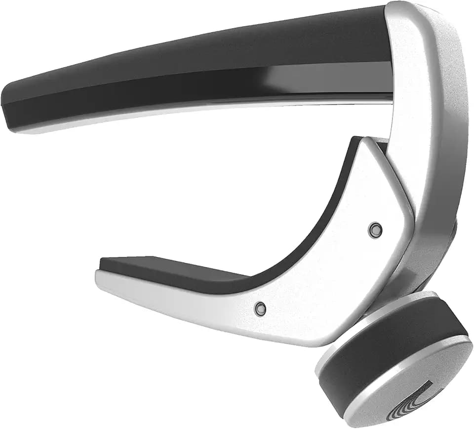 D'Addario Pro Plus Guitar Capo, Silver