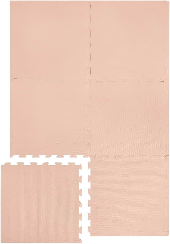 3 Sprouts Puzzlematte Baby, Schaumstoff, Salbei Haselnuss
