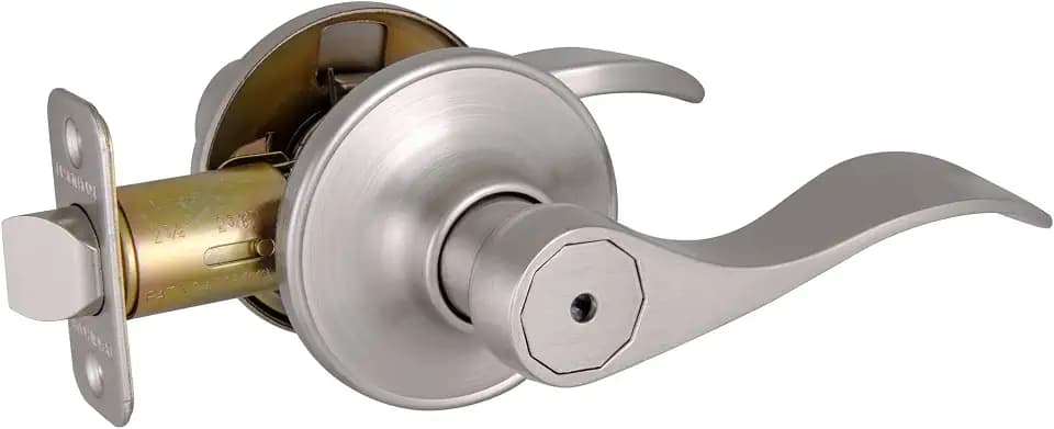 Design House Springdale Privacy Door Lever, Satin Nickel