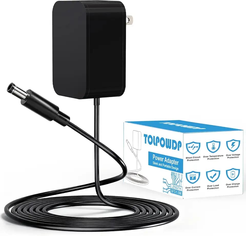 12V Power Cord for FENCHILIN Hollywood Vanity Mirror with Lights