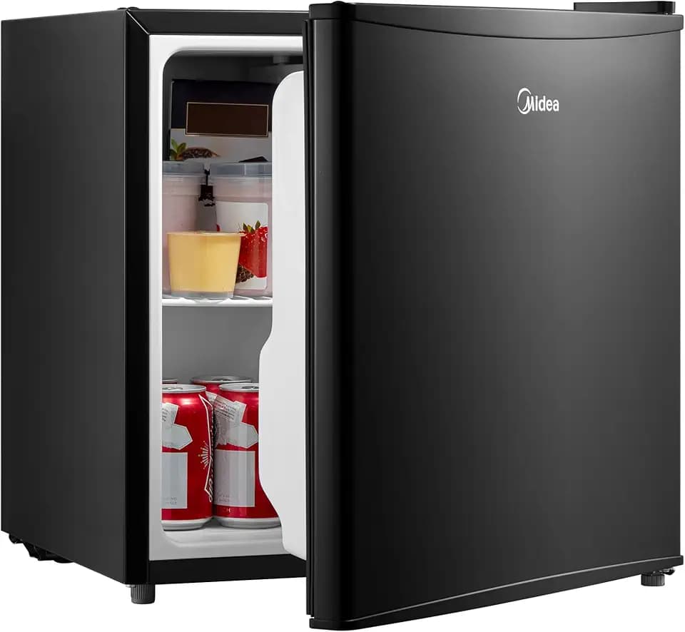 Midea 1.6 Cu.ft Mini Fridge, Energy Star Certified, Low Noise for Bedroom