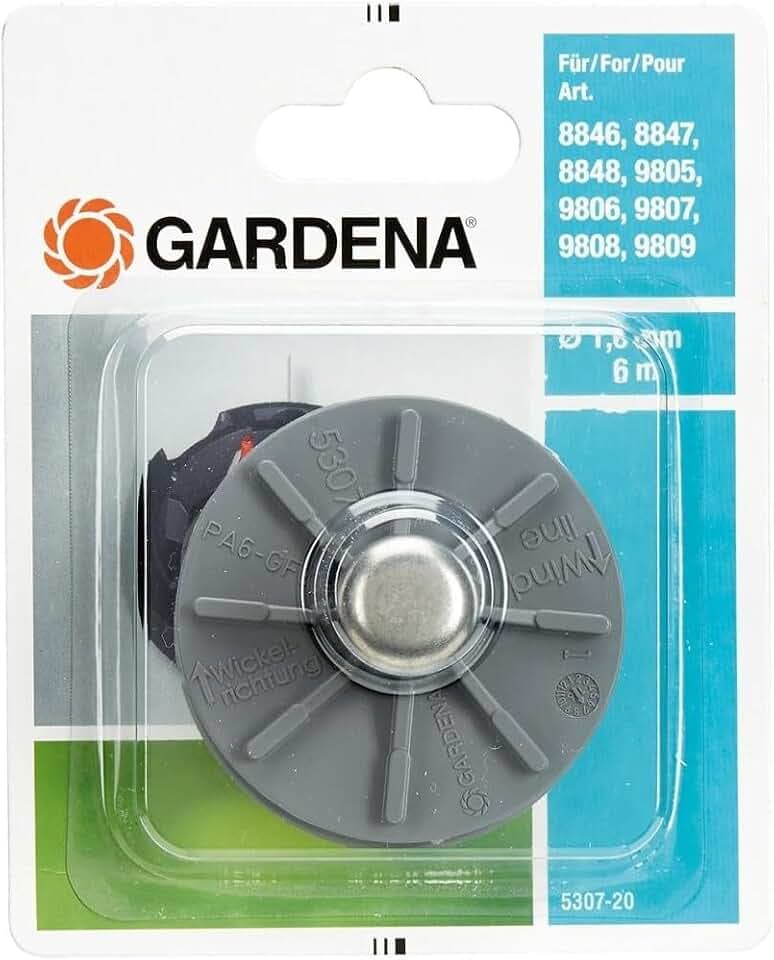 Gardena Ersatzfadenspule: Austauschbare Fadenspule für Gardena Turbotrimmer, Ersatzteil für Rasentrimmer (5307-20)