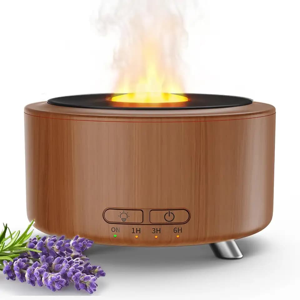 500ML Retro Vinyl Essential Oil Diffuser for Home