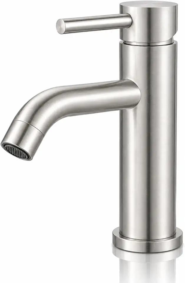 Ibergrif M11003A Wasserhahn Bad Grau Gebürstet, 68 mm
