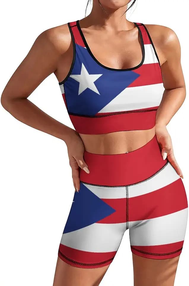 Women's Seamless Workout Set 2 Piece Yoga Outfits Active Shorts Sexy Sports Bra for Women