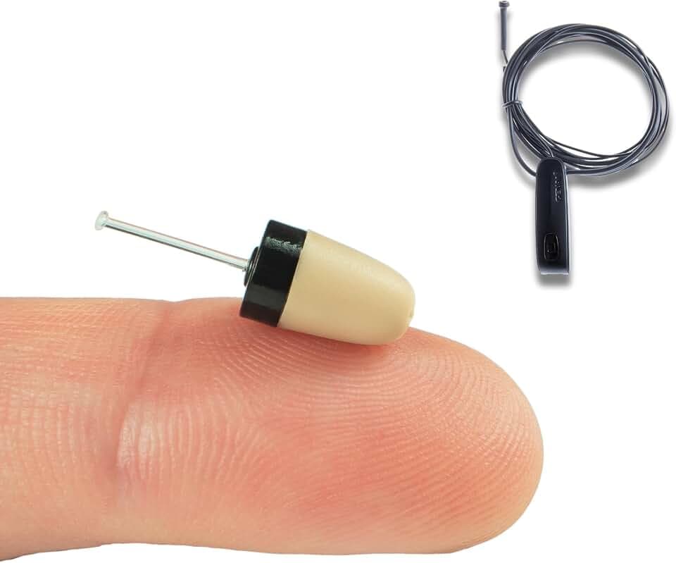 PingaOculto SpionageKopfhörer (VIP Pro Supermini Bluetooth Mikrofonkabel) | Multifunktionstaste, Anrufe und Aufnahmen, Unsichtbar, Kabellose Kopfhörer, Mini Größe, Für Handy, Diskrete Nutzung