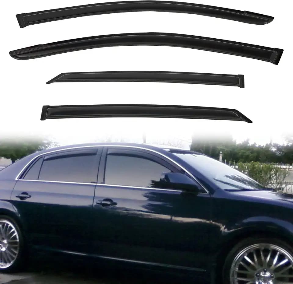 Window Rain Guards Compatible with 2005-2012 Toyota Avalon