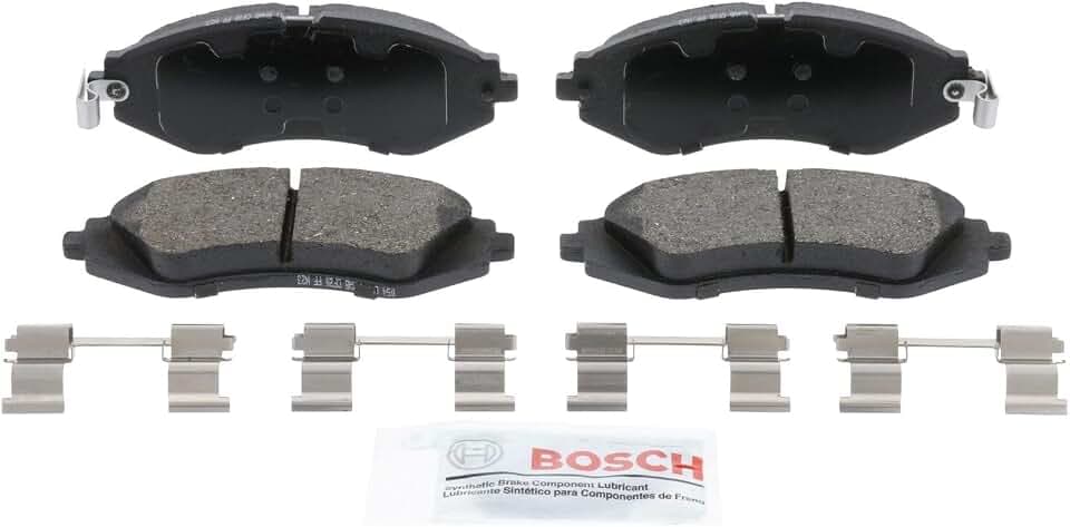 BOSCH BE1035H Blue Ceramic Disc Brake Pad Set with Hardware - Front