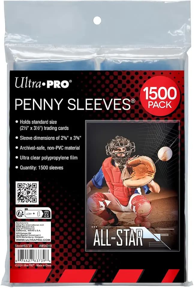 Ultra Pro Penny Sleeves for Trading Cards, 3 Pack of 500 (1500)