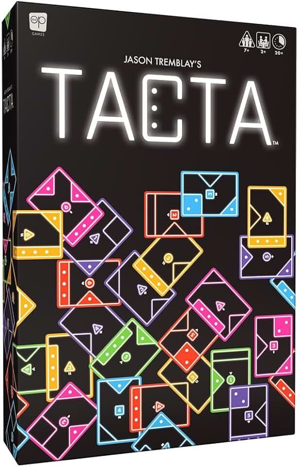 USAopoly | TACTA Multilingual | Strategisches Kartenspiel, Drehe Wende Richte Aus, Stetig Wachsendes Spielfeld, Mehrsprachige Regeln | 2 Bis 8 Spieler | 20 Plus Minuten