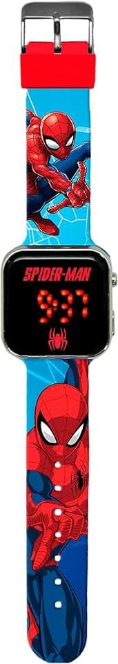 Kids Licensing LED-Digitaluhr für Jungen und Mädchen mit Charakteren, hat Zeit-, Datums- und Armbandfunktionen