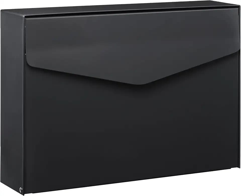 MEFA by Renz Letter 110 (Farbe Anthrazitgrau - RAL 7016, Postkasten mit Sicherheitsschloss, Designbriefkasten, Größe 86x354x249 mm) 110610M, Anthrazit
