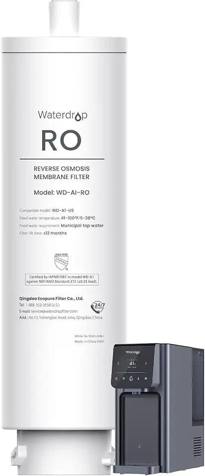 Waterdrop A1-RO Filter, Replacement for A1 RO System, 12-month Lifetime