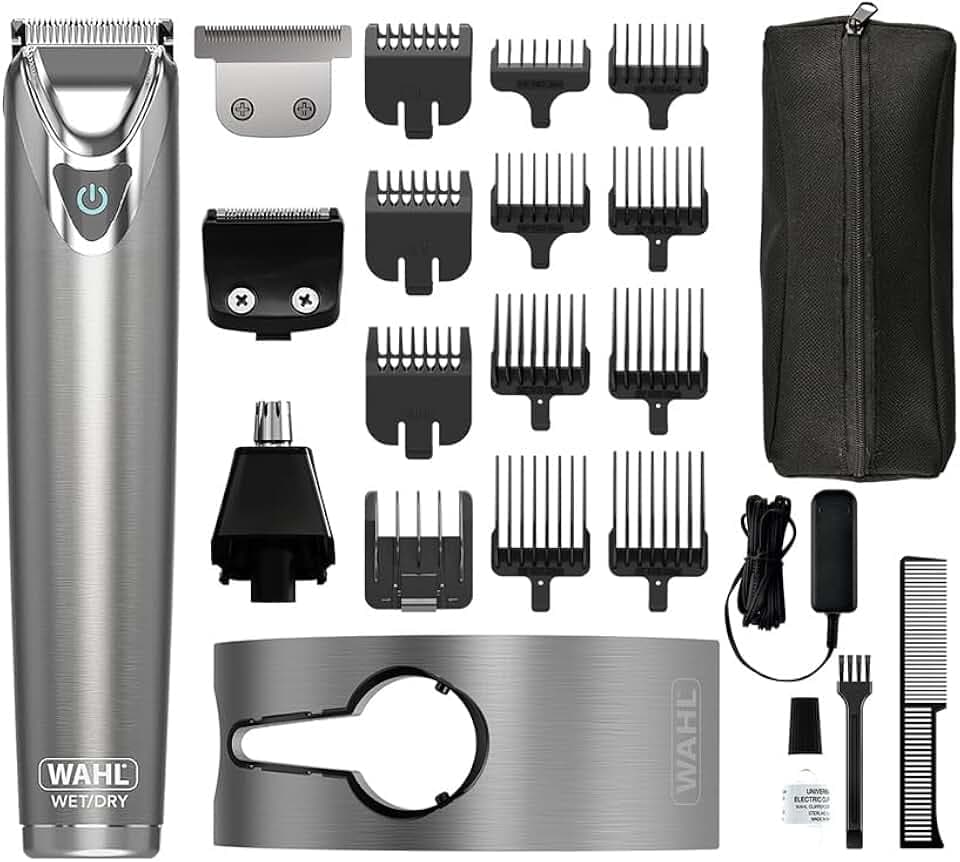 Wahl Edelstahl-Multigroomer für Herren mit wiederaufladbarem Lithium-Akku