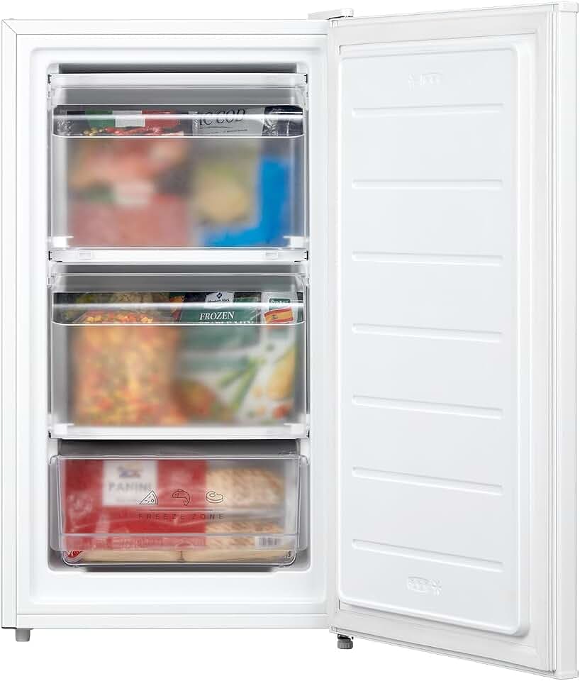 Comfee 60L Gefrierschrank, Mini Tiefkühlschrank, Freistehend