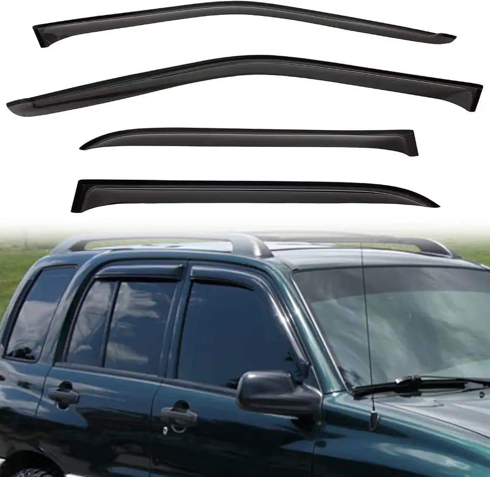 Window Rain Guards Compatible with 1999-2005 Suzuki Grand Vitara