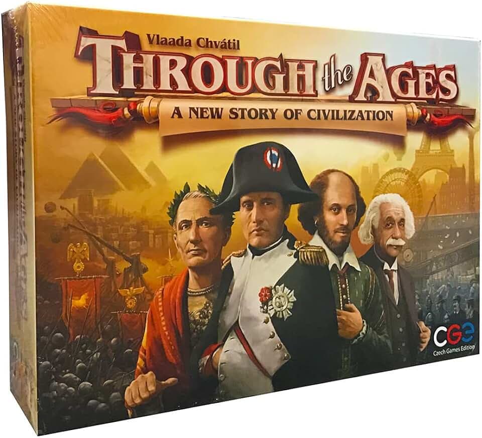 Czech Games Edition Through The Ages: A New Story of Civilization - Board Game - Brettspiel Englisch - English