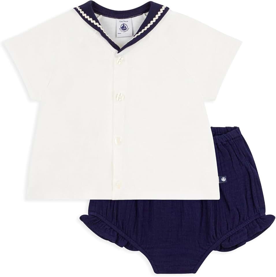 Petit Bateau Ropa Día Bebé Niña, Variante 1, 36Mois
