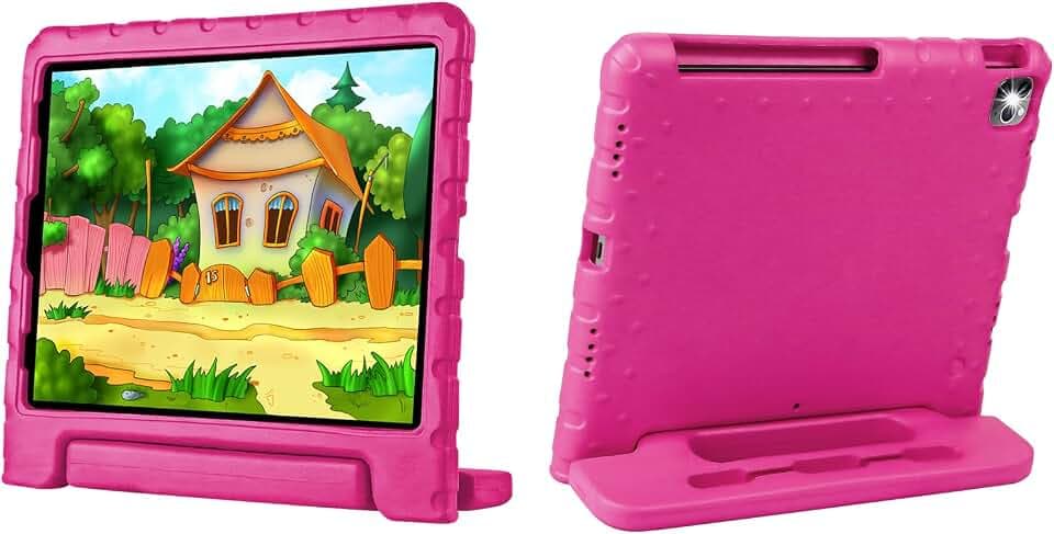 Heavy Duty Case for iPad Pro 12.9 inch 3rd-6th Generation with Handle Stand