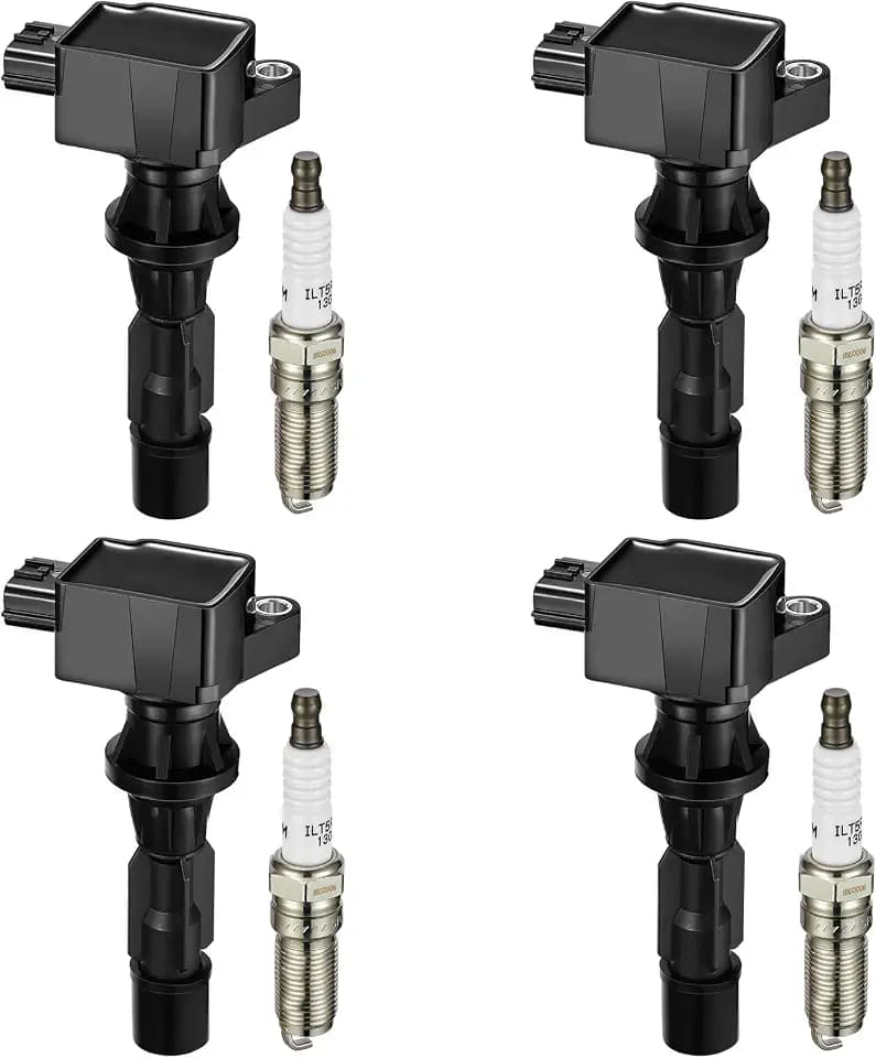BDFHYK Ignition Coil UF540 and Spark Plug 90083 for Mazda 3 2006-2013