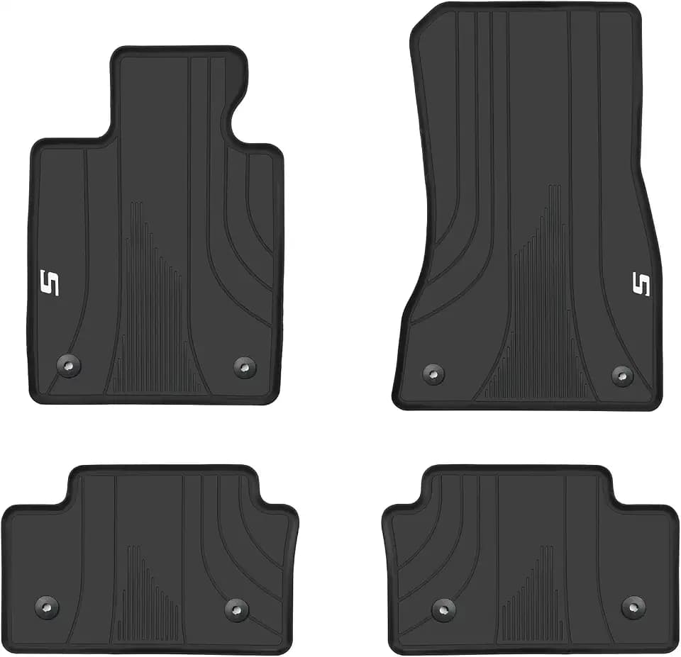 Car Floor Mats for BMW 5 Series G60 2024-2026 Rubber Liners