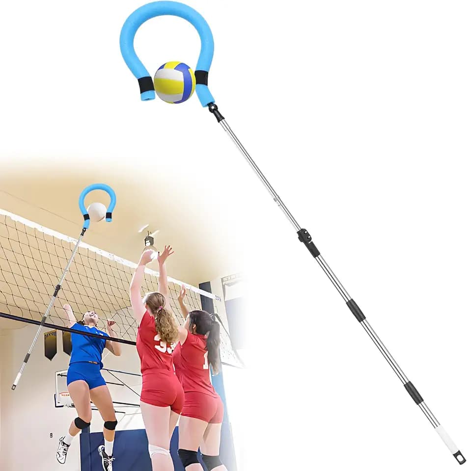 Volleyball Spike Trainer - Adjustable 63"-78" Volleyball Holder For Hitting