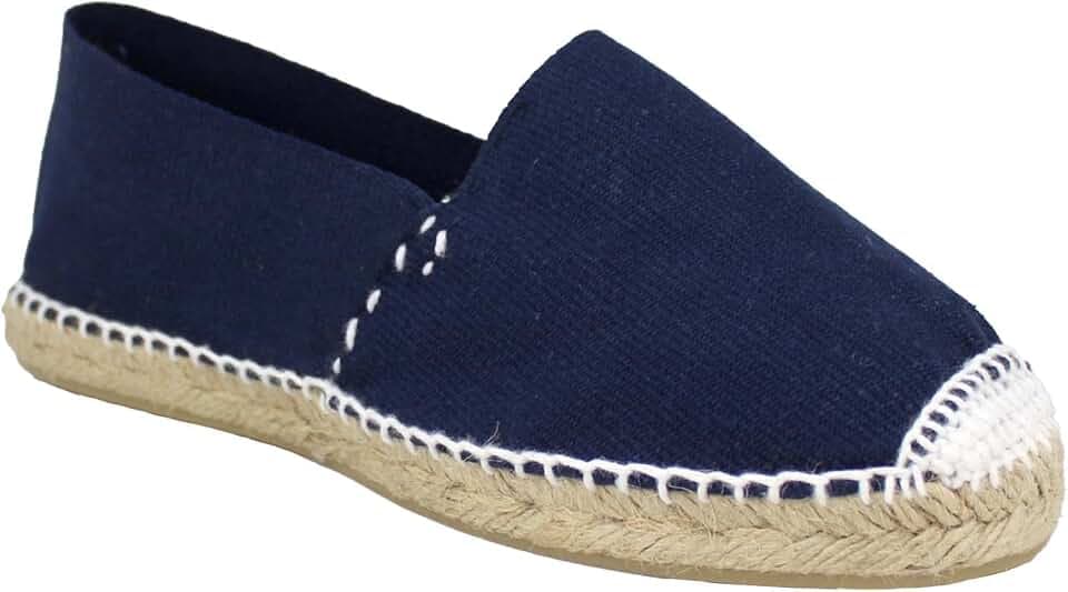Desconocido Klassische Espadrilles aus Segeltuch mit Jutesohle