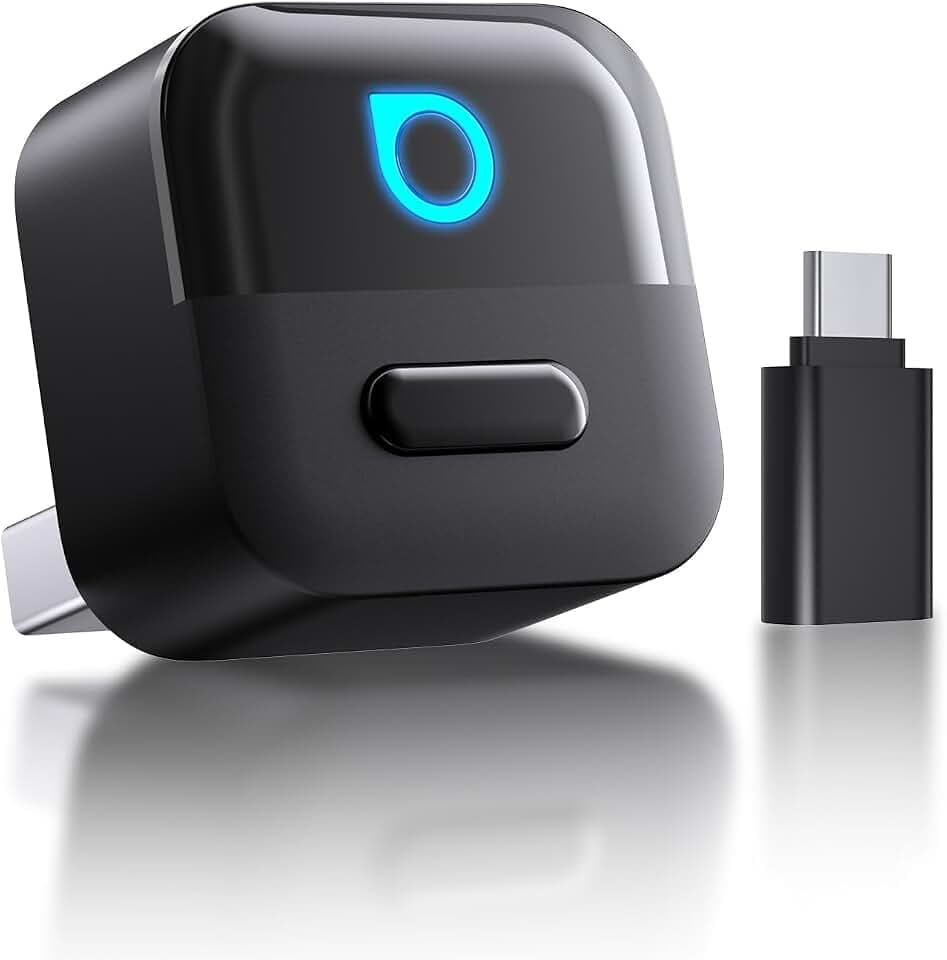 (2026 Neu) OTTOCAST 2-in-1 Wireless CarPlay & Android Auto Adapter, Ottocast Mini Pico mit EIN-Knopf-Trennung, WiFi 6, Bluetooth 5.4, Plug & Play für Fahrzeuge mit werkseitigem CarPlay/Android Auto