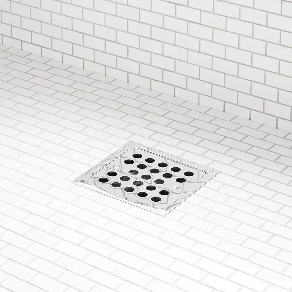 Signature Hardware FundamentALL 4-1/2" Square Shower Drain