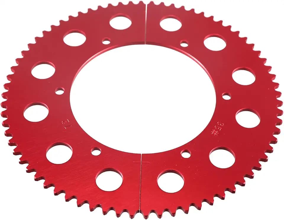 #35 Chain 72 Tooth Split Sprocket for Predator 212cc 196cc 6.5hp 7.0hp Coleman CT200U BT200X CT100U TrailMaster MB200 MegaMoto B212 Motovox Doodlebug Baja Mini Bike Go Kart Cart Parts