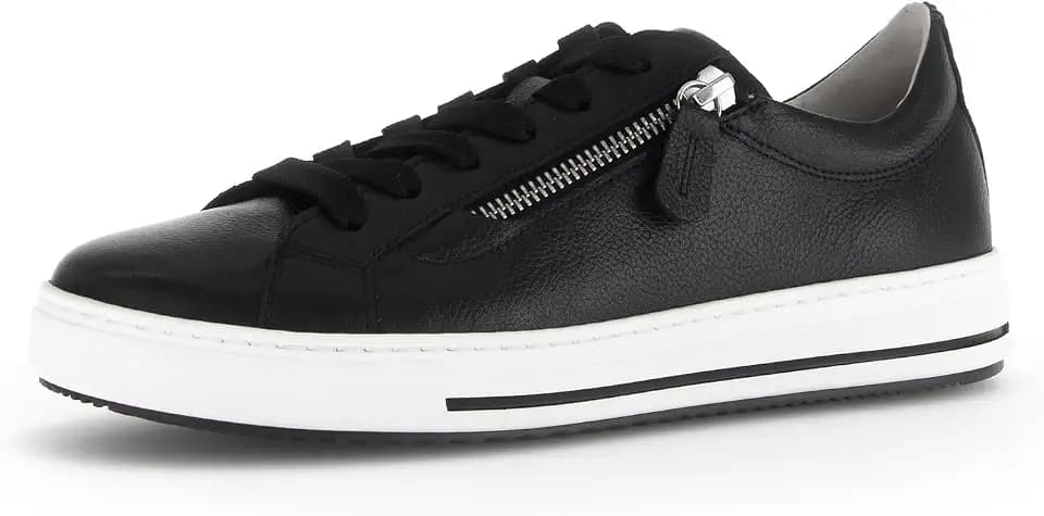 Gabor Damen Low-Top Sneaker, Frauen Sneaker,Moderate Mehrweite (G)