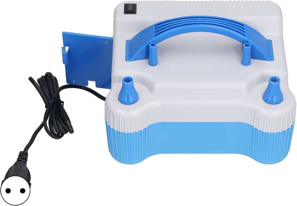 700W Elektrische Ballonpumpe Doppeldüsen-Ballon-Gebläse Tragbarer Luftballon-Inflator für Partydekoration(Europäischer Standard (220-240V)), Diverse Pumpen und Zubehör