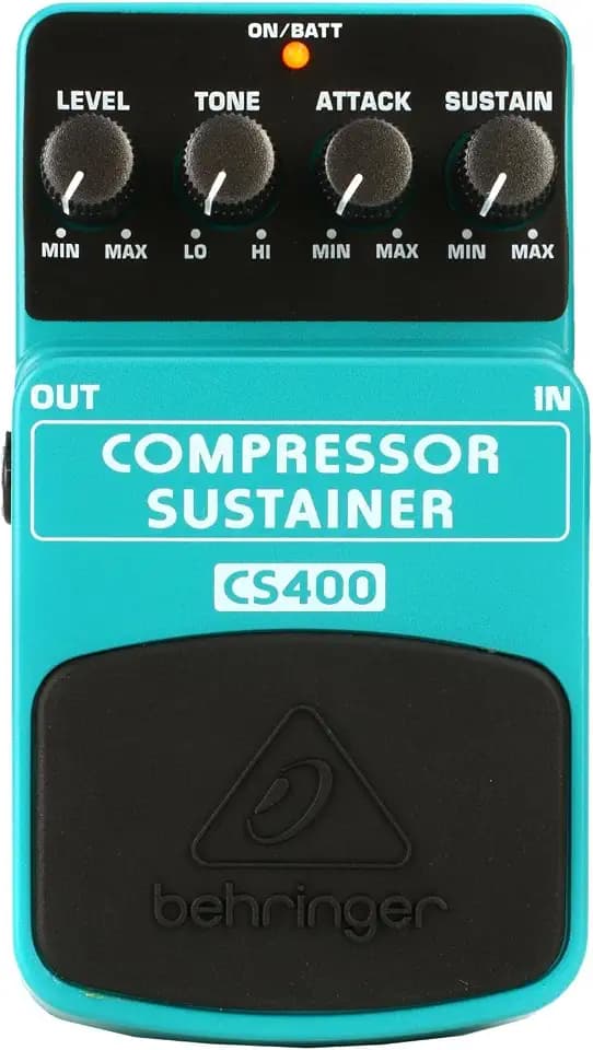 Behringer COMPRESSOR/SUSTAINER CS400 Ultimatives Dynamik-Effektpedal