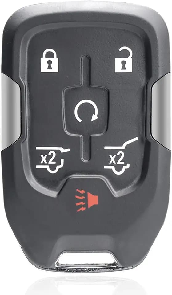 TOP-VIGOR Keyless Entry Remote Control Car Key Fob Replacement Compatible with Chevrolet Suburban Tahoe 2015 2016 2017 2018 2019 2020, 433Mhz ID46 Chip 6 Button for HYQ1EA