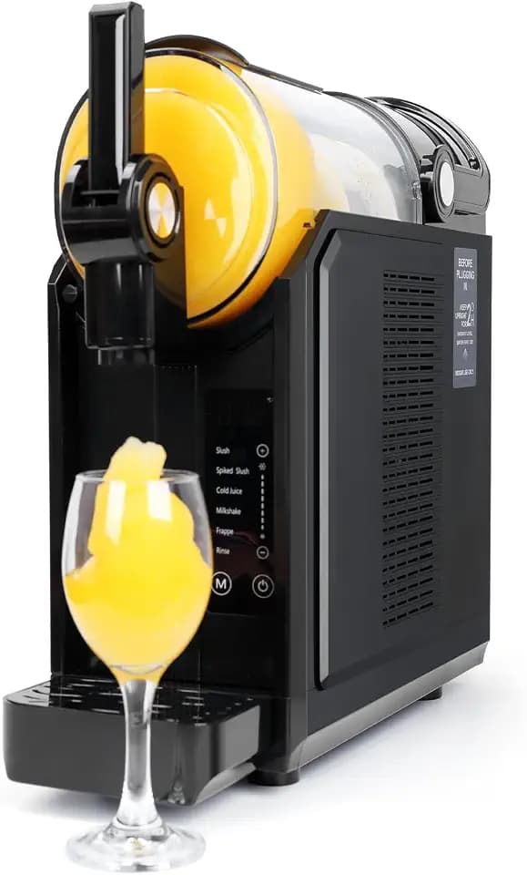 Slush Maschine für Zuhause 2,5L, 5-in-1 Eismaschine für Slushies, Cocktails, Milchshakes, Frappé & Frozen Drinks | 15-40 Min. Herstellzeit | Manuelle Temperaturkontrolle | Auto-Clean