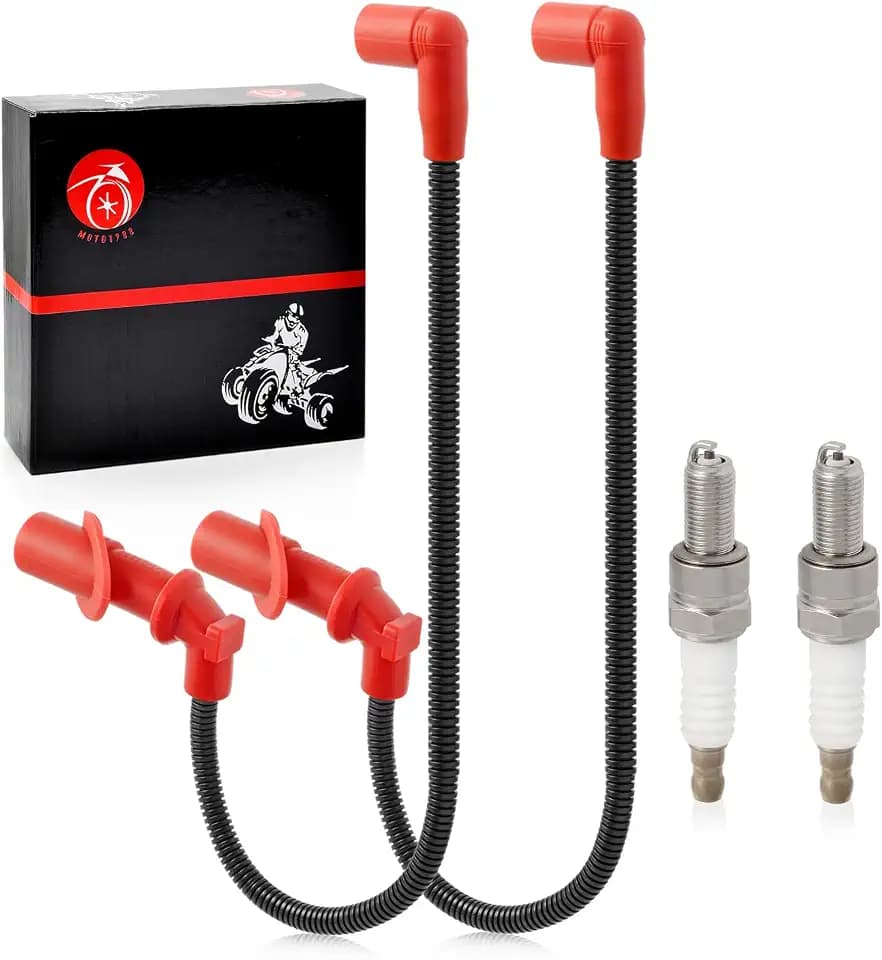 Ignition coil Spark plug Cap & Wire and Spark plug for Sportsman Ranger 800