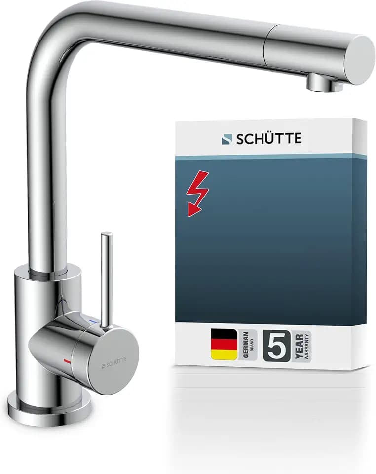 SCHÜTTE RIO 360° schwenkbare Küchenarmatur Chrom Niederdruck