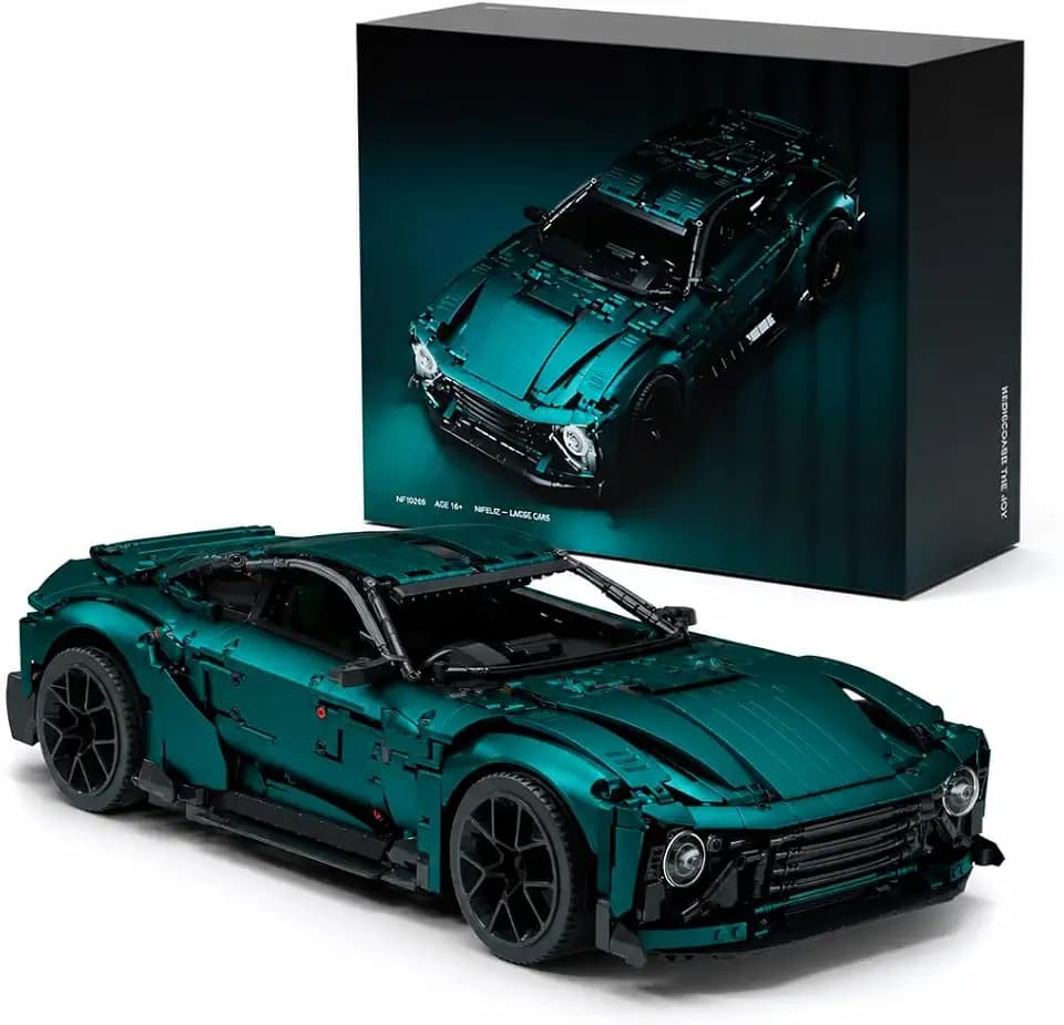 Sports Car Building Set, Scale Model Car Gift for Adults, Authentically Detailed Build and Display Model for Home or Office Décor (3374PCS)
