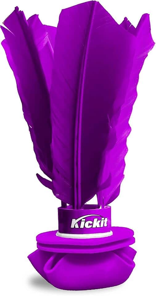 Kickit The Original Birdie Soccer Trainer | Play Outdoors, Indoors or Backyard, Beach or Tailgate, All Ages Fun & Travel Friendly (Purple)