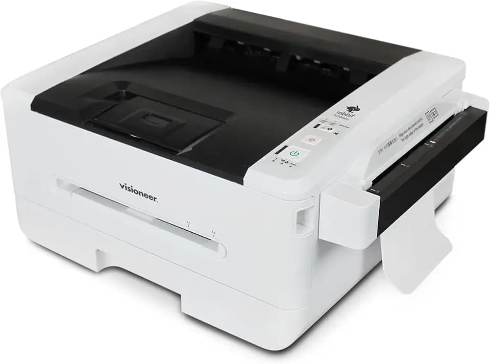 Visioneer Rabbit PC30dwn Laser Printer/Copy Machine, USB Office Printer and Copier for PC and Mac, 30 PPM, Sheetfed 250 Page Automatic Document Feeder (ADF), White