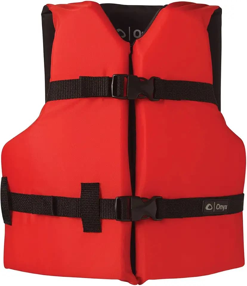 Onyx Youth Life Jacket – Coast Guard Approved, General Purpose Boating Vest for Kids, Safety Flotation Device